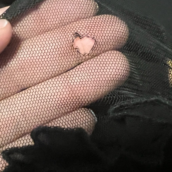 Gracia Black Long Sleeve Cocktail Dress Size Large - Picture 2 of 4